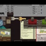 Een screenshot van Papers, Please. Zordana Baratheon is net toegelaten in het land.