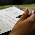 Iemand werkt aan een nieuw personage voor een Dungeons & Dragons campagne