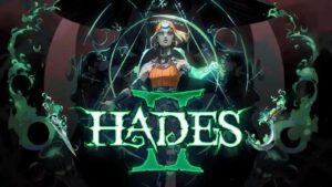 De cover art voor Hades 2, met hoofdpersonage Melinoë op de voogrond