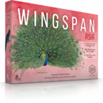 De doos van Wignspan Asia. Deze variant voegt nieuwe vogels toe, maar het kan ook los gespeeld worden voor een variant van Wingspan voor twee spelers. Foto gemaakt door Stonemaier Games.