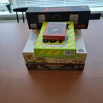 Een stapel met mijn recent gekochte bordspellen. Hieronder vallen Weerwolven, Don't Get Got, Steampunk Rally Fusion, Flamecraft en The Binding of Isaac: Four Souls.