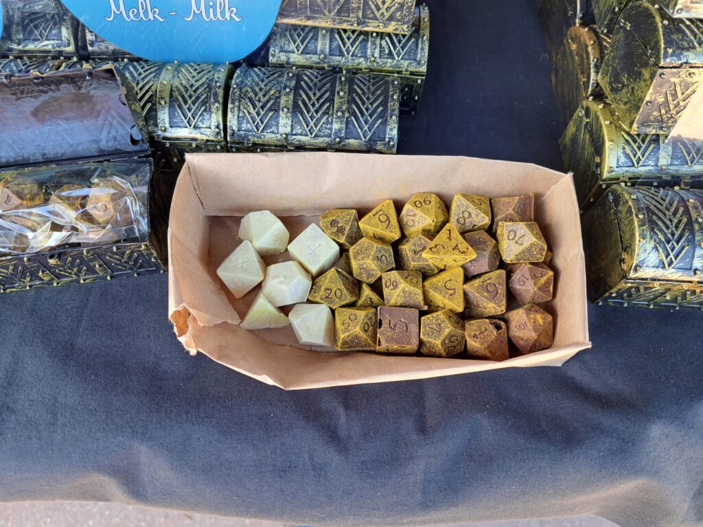 Heerlijke chocoladedobbelstenen op Rincon