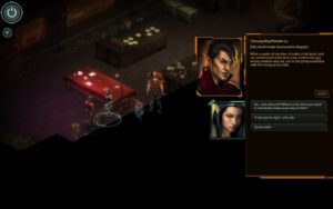 Een screenshot uit Shadowrun Hong Kong