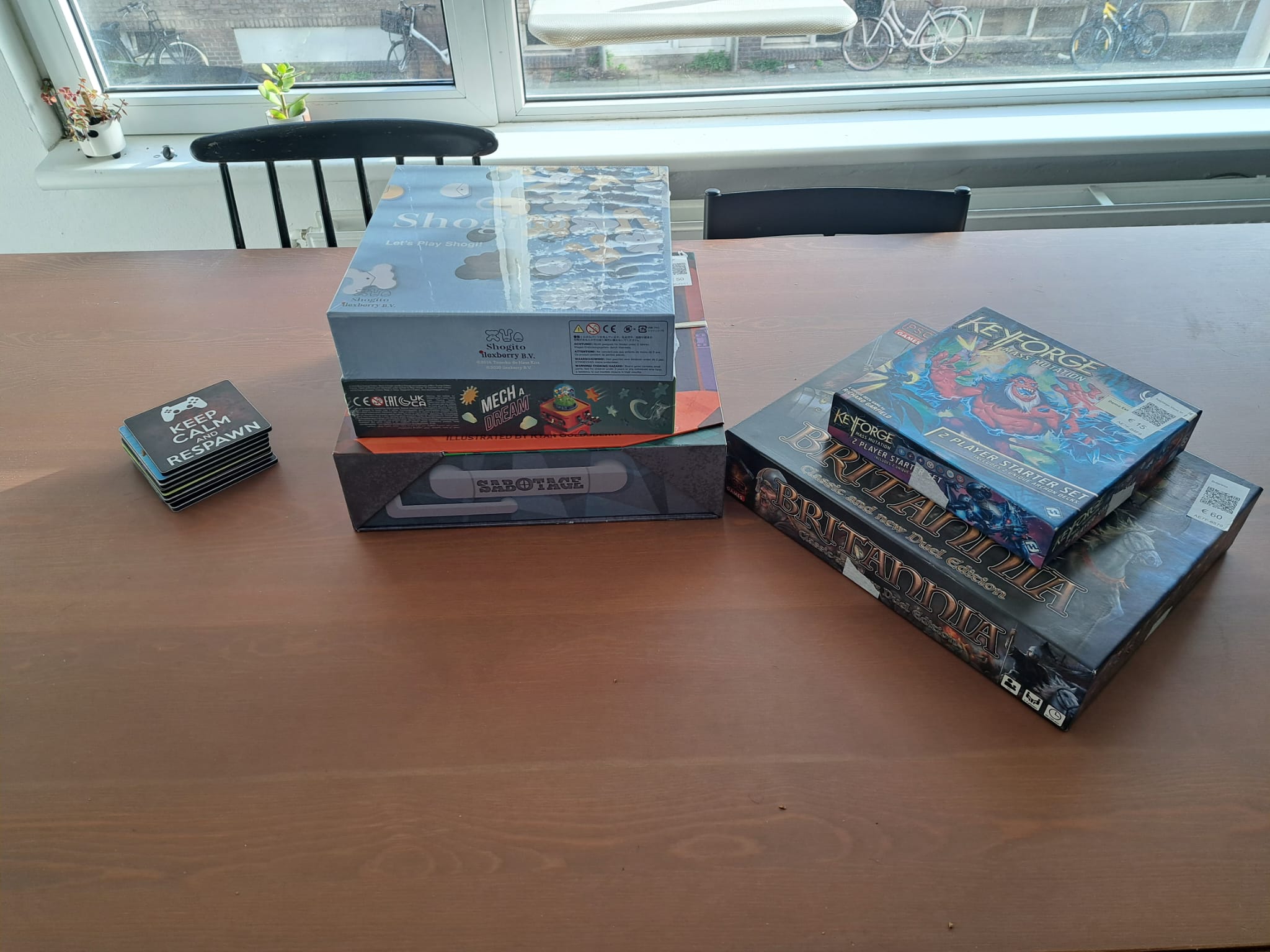 Bordspeldoos: niet alleen voor de sier?