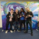 De top vier op de Dutch Altered Championship. Van links naar rechts heb je Soullord222, Gino, mij en Joja.