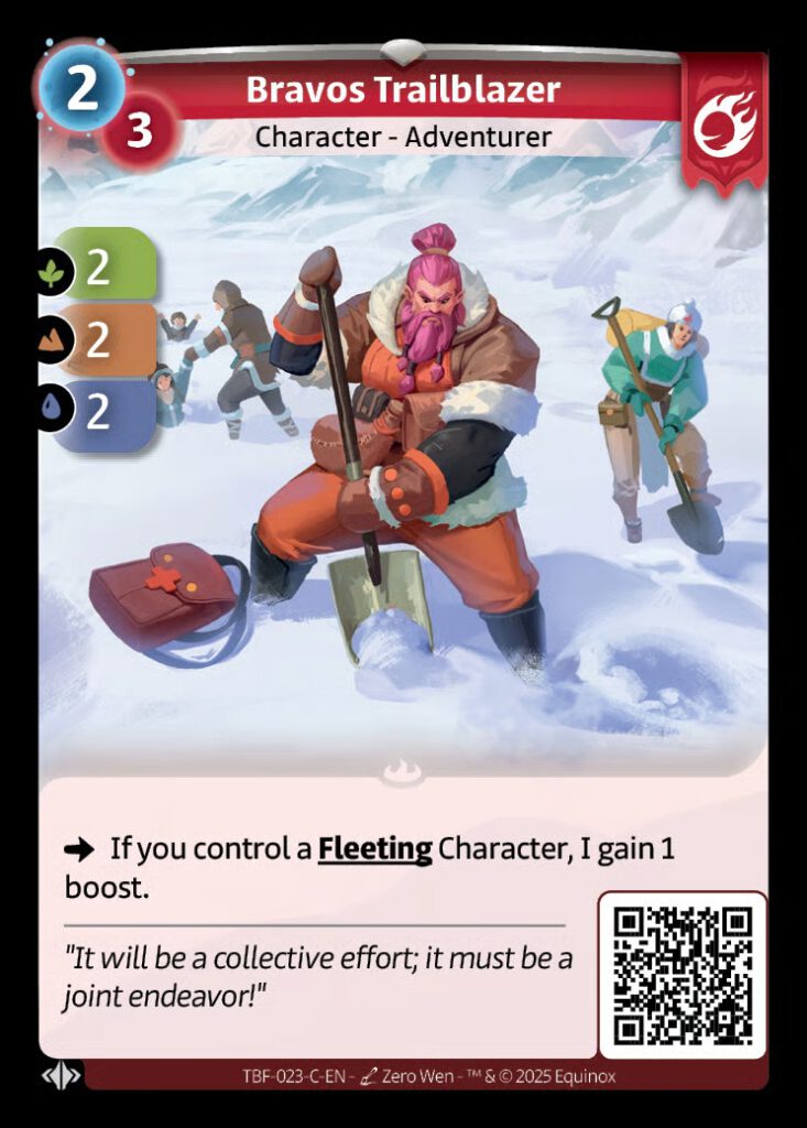 Bravos Trailblazer, een kaart in Altered