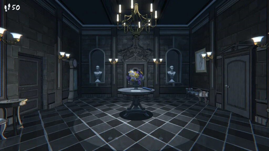 De Entrance Hall, waar je avontuur steeds weer begint in Blue Prince