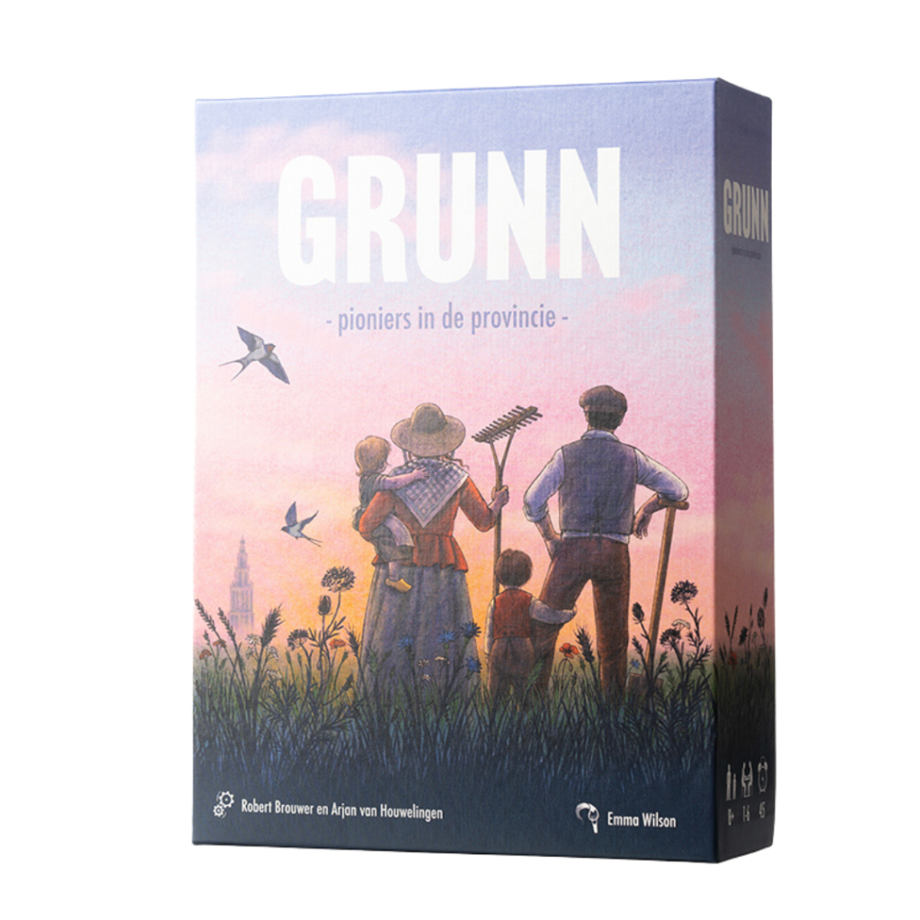 De doos van Grunn, een bordspel gemaakt door Arjan van Houwelingen