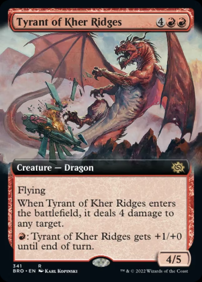 Een foto van Tyrant of Kher Ridges, Sjonnies favorite Magickaart