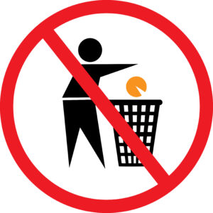 Het Abandonware logo, dat ons op het hart drukt dat we pc-games en andere spellen niet zomaar weg moeten gooien.