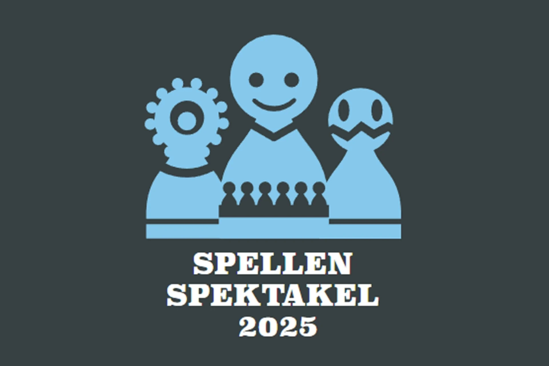 De banner van Spellenspektakel 2025, de grootste bordspellenbeurs van Nederland.