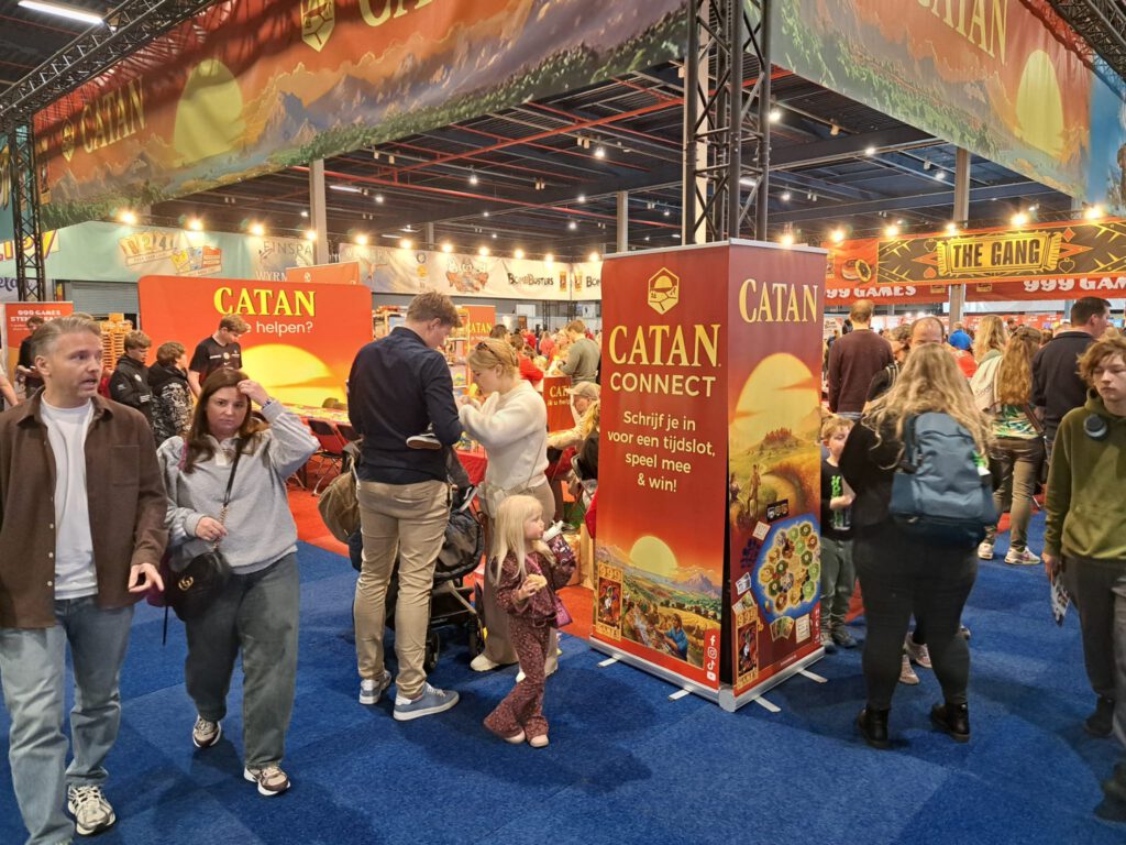 Een grote stand voor Catan op Spellenspektakel 2025