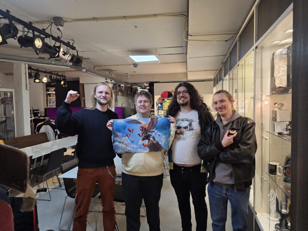 De top 4 winnaars van de set 4 Tumult Championship in Halte 13