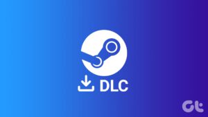 Het logo van Steam met de letters DLC en het download-symbool eronder