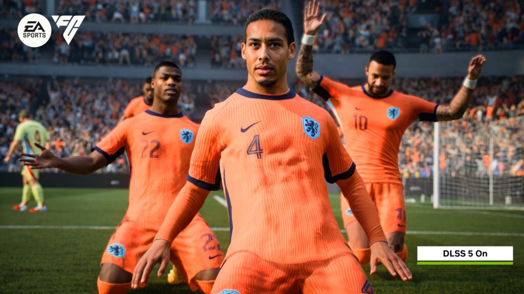 FIFA met aangepaste graphics via de DLSS 5 AI.