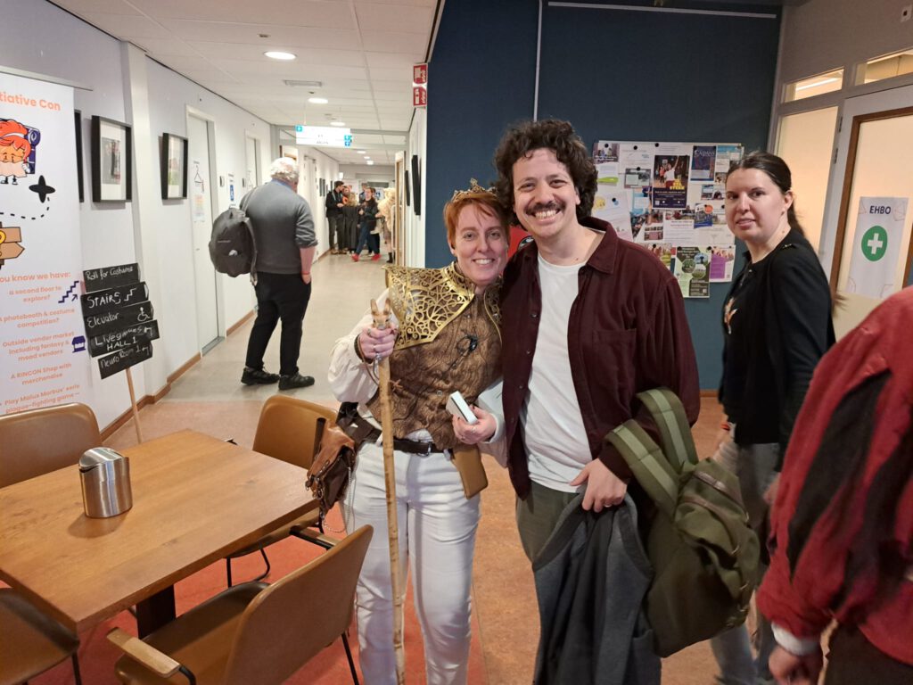 Queen Ann ging met iemand op de foto op Rincon 2026.