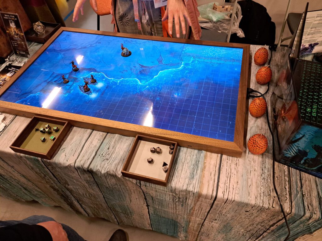 Met deze digitale battle mat komen rollenspellen tot leven.