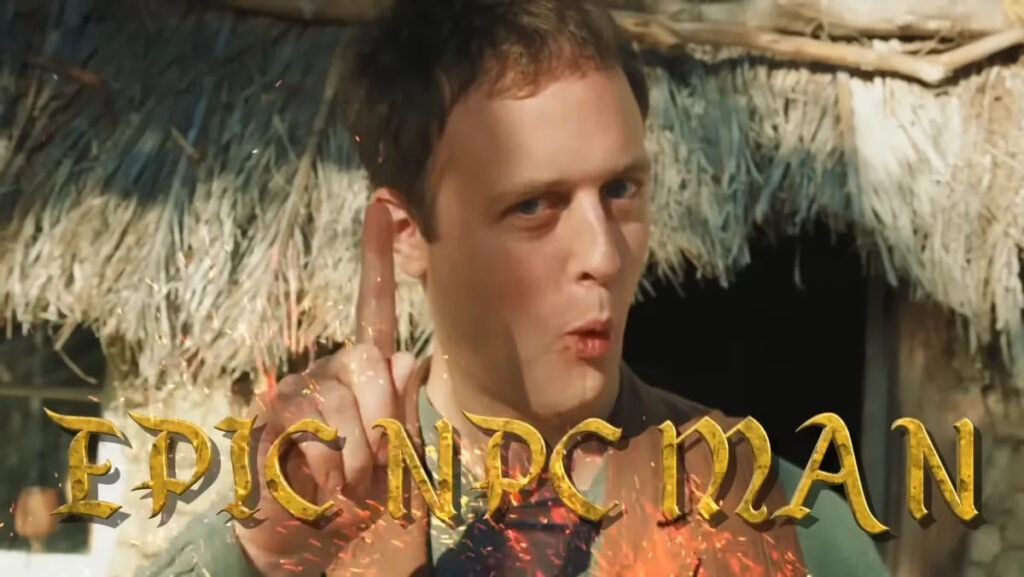 Greg de knoflookboer, een personage uit Epic NPC Man.