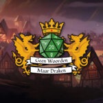 Het logo van Geen Woorden Maar Draken