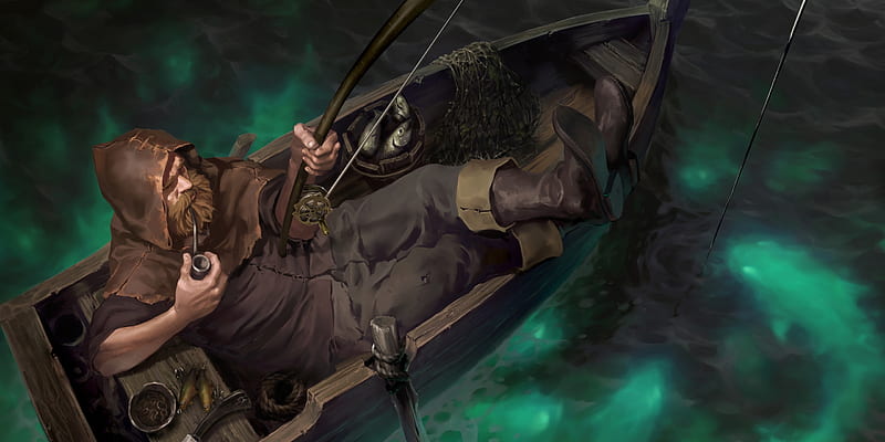 Een visser uit Runeterra, hier gebruikt als Ahab de visser.