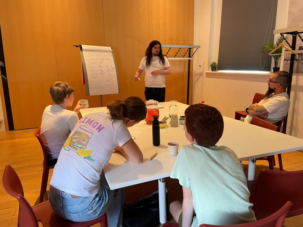 Tijden de workshop wereld bouwen werd deze mooi belichte foto gemaakt.