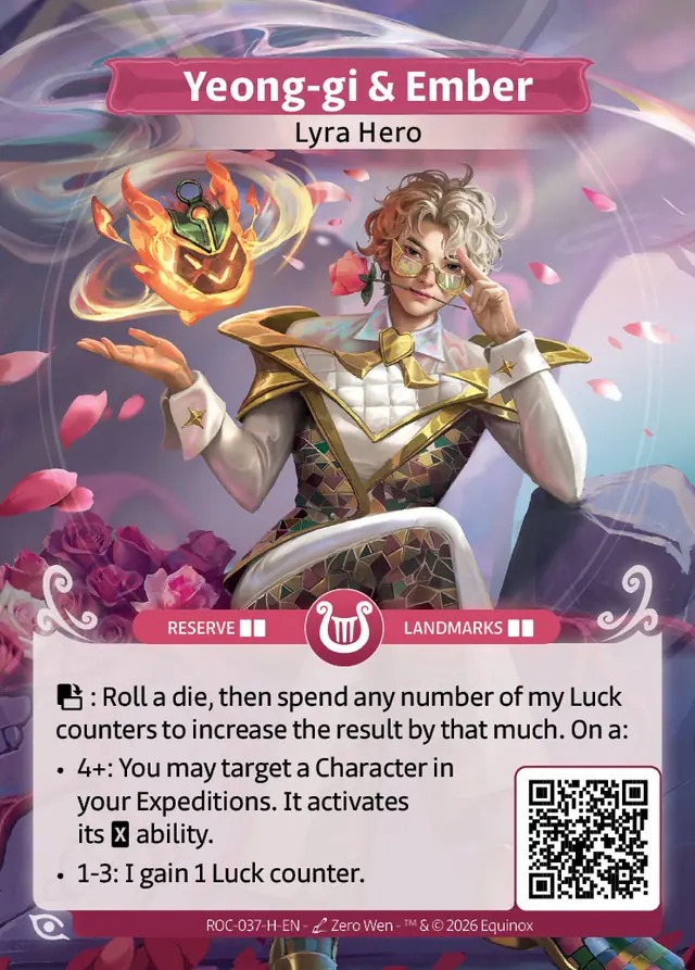 Yeung-Gi & Ember, de nieuwe Lyra-held van Roots of Corruption.